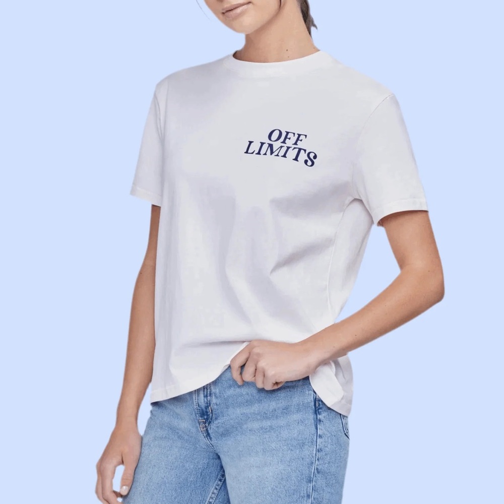 Wildfox Off Limits Please Don’t Hug Me Ryan Tee | Size Large - Picture 2 of 7
